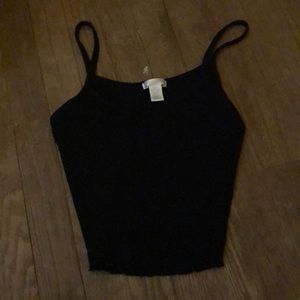 black tank top